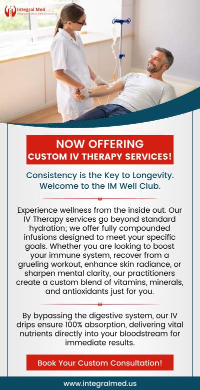 Offering Custom IV Therapy Services Near Me in Elmhurst, IL Offering Custom IV Therapy Services Near Me in Elmhurst, IL